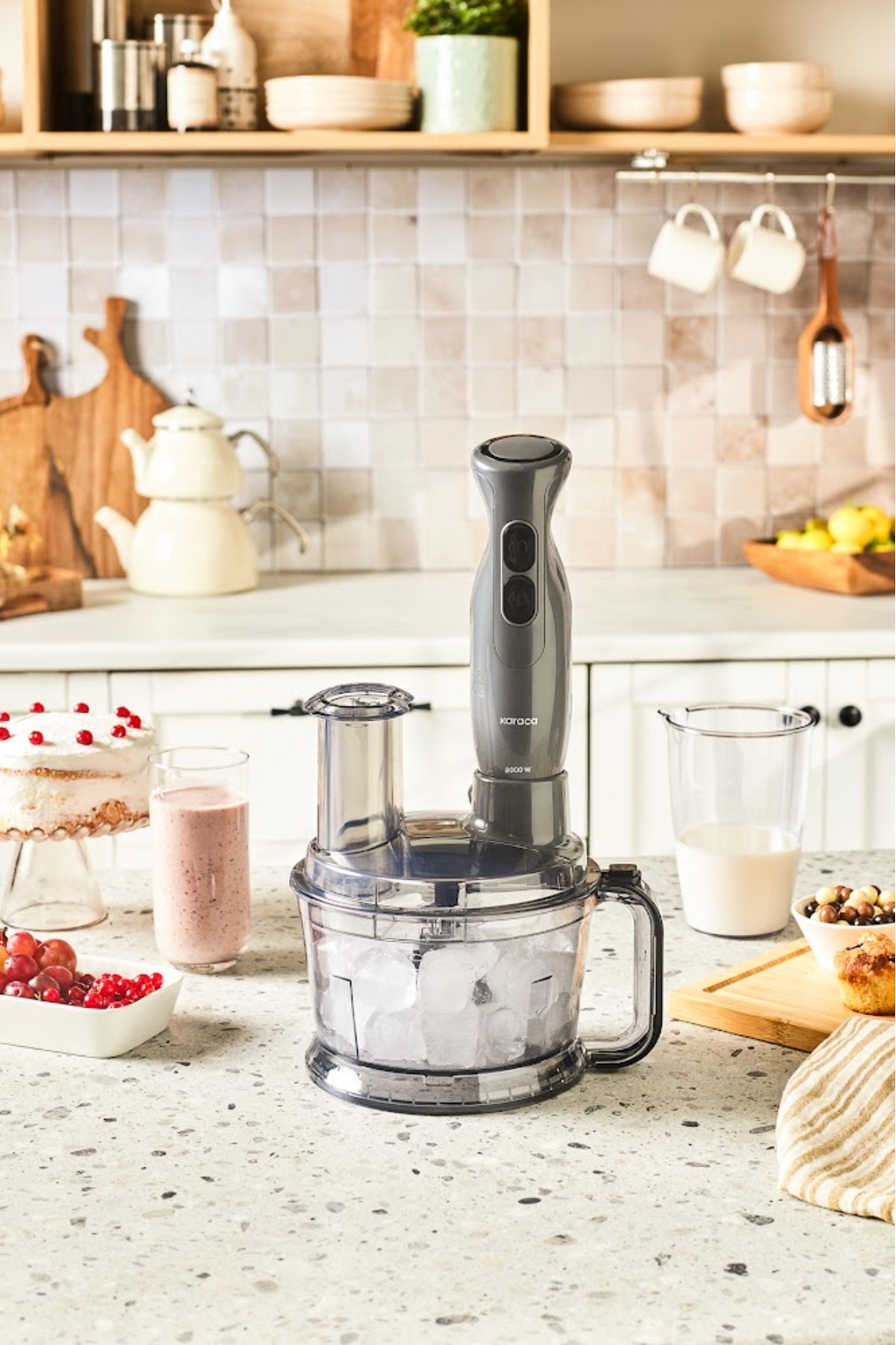 Karaca Pro Multimax 6 in 1 Çok Amaçlı Mutfak Robotu/Blender Seti Space Gray 2000 W - Fiyatı, ı